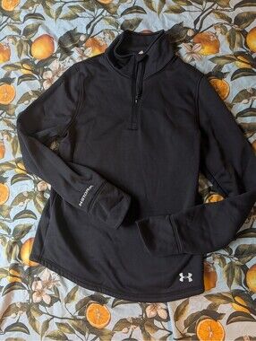 Under Armour Women's Black Pullover Sweatshirt | Size XS | Athletic Casual